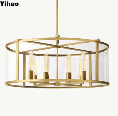 satın al Bakır Cam Çağdaş LED Foyer Şamdanı Işıklandırması 60 Watt ampul ile çevrimiçi üretim