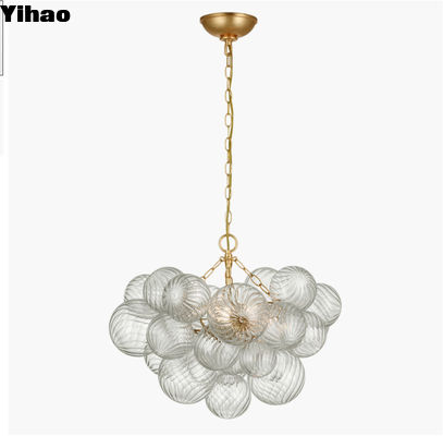 satın al Talia Küçük Tavan Işık Lustre Yemek Odası Bağlama Bakır Kristal Lustre çevrimiçi üretim