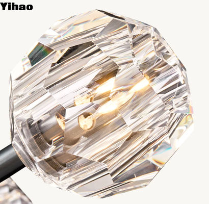 satın al Kristal Topu Açık Cam Flushmount 24 