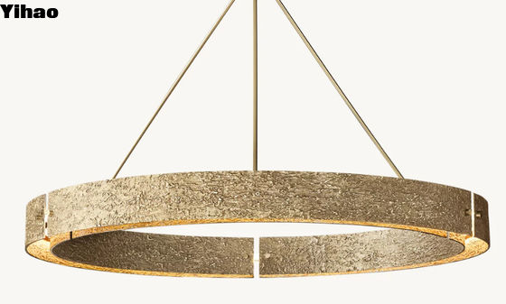 satın al 15Kg Yuvarlak Bakır Kristal Çandelier İç mekan Chrome Finish Tavan Montajı çevrimiçi üretim