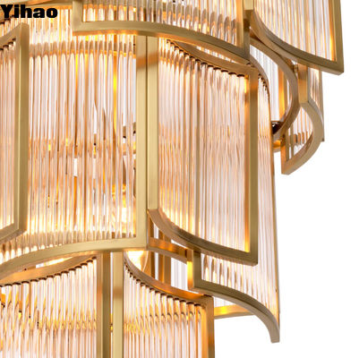 satın al Modern Şeffaf Dahili Dekoratif Tavan Lustre Led Modern Lustre Asılı Oturma Odası Lustre çevrimiçi üretim