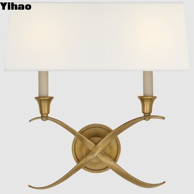 satın al El yapımı bakır duvar lambası 2700K sıcak beyaz ışık ve oturma odası için modern tasarım çevrimiçi üretim