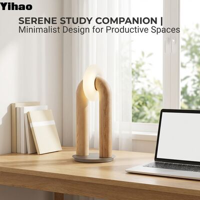 satın al Modern Minimalist U şeklindeki Ahşap Masa Lambası Yatak ve Masa için Çok Renkli LED Işıklandırma çevrimiçi üretim