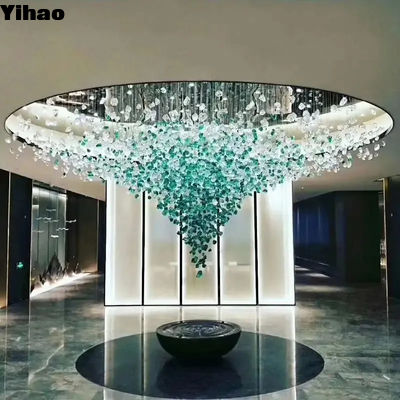 Özel Modern Otel Lobisi Çanakkale LED Işıklandırma Şık Tasarım