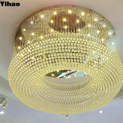 Bakır Kristal Halo Çanakkale Kolye Işık 110V-220V OEM ODM