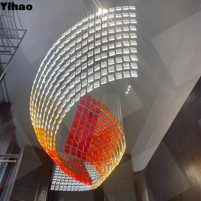 110-240V Otel Lobisi Çanakkale Modern Kristal Büyük Çanakkale