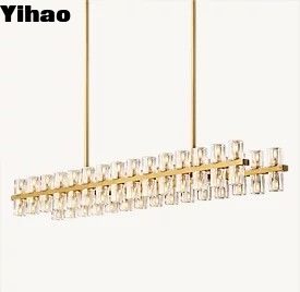 Chrome Finish LED Foyer Şamdan Modern Foyer Işığı 85-265 Volt
