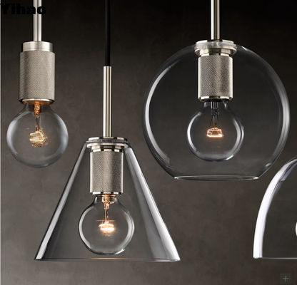 Ayarlanabilir Yükseklik Metal LED Kolye Işık Modern Stil Nikel / Bakır / Bronz Finish