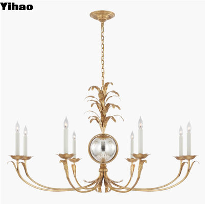 Gramercy Grande Geniş Şamdan Modern Vintage Kristal Şamdanlar Boutique Oteller için