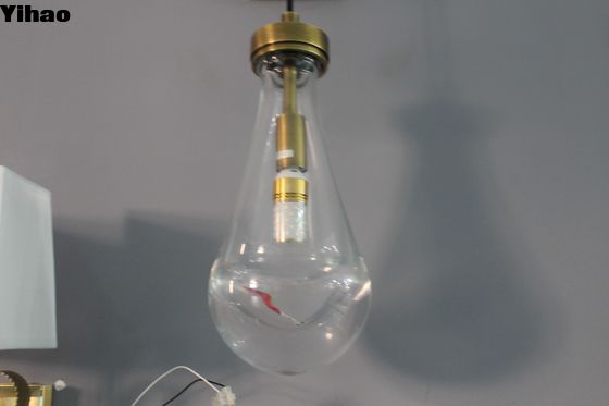 Düzenebilir Lord Boyutlu Yağmur Yuvarlak Bakır Kristal Duvar Lampası W12.5cm x D14.5cm x H27cm