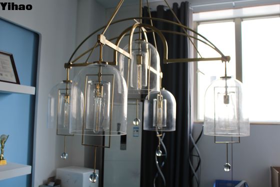 Fulcrum yuvarlak şamdan Brass Kristal Işık 50.8 kg ağırlık kapasitesi ile özel