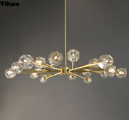 Kristal Tarzı Modern Lüks Yuvarlak Çerçeve