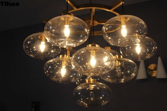 Modern Kristal LED Çerim Villa Kristal Dekoratif Asma Lambası Ev Yemek Çerim