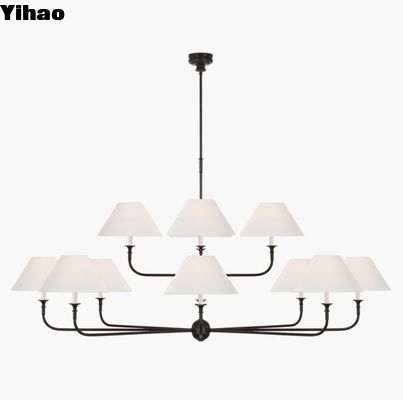 Görsel Rahatlık Piaf Geniş Boylu İki Katlı Lustre TOB 5458