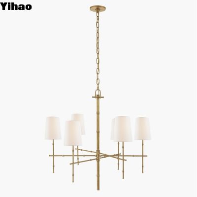 S 5161 Grenol Orta Modern Bambu Çerçeve Bronz / Poli Nikel / El ile sürülmüş Antik Bakır