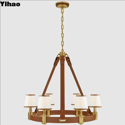 YH Luxury Vintage Brass LED Pendant Light Chandelier, Mutfak ve Yemekhane için özelleştirilebilir tasarım