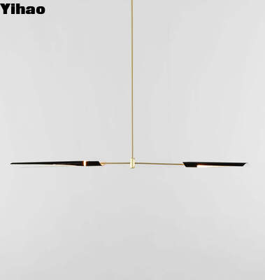 Brass Body Pendant Light 2700K sıcak beyaz LED ve 50000 saatlik modern iç mekan ömrü ile