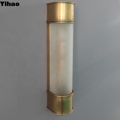 Yihao Modern Bakır Duvar Lampu 3500K Sıcak Beyaz LED Sconce Salon ve Yatak Odası için